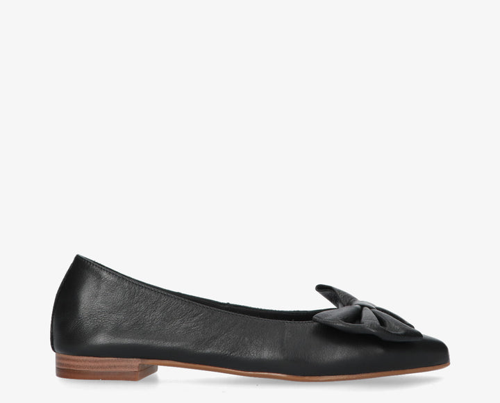 DUNA BOW Black Leather