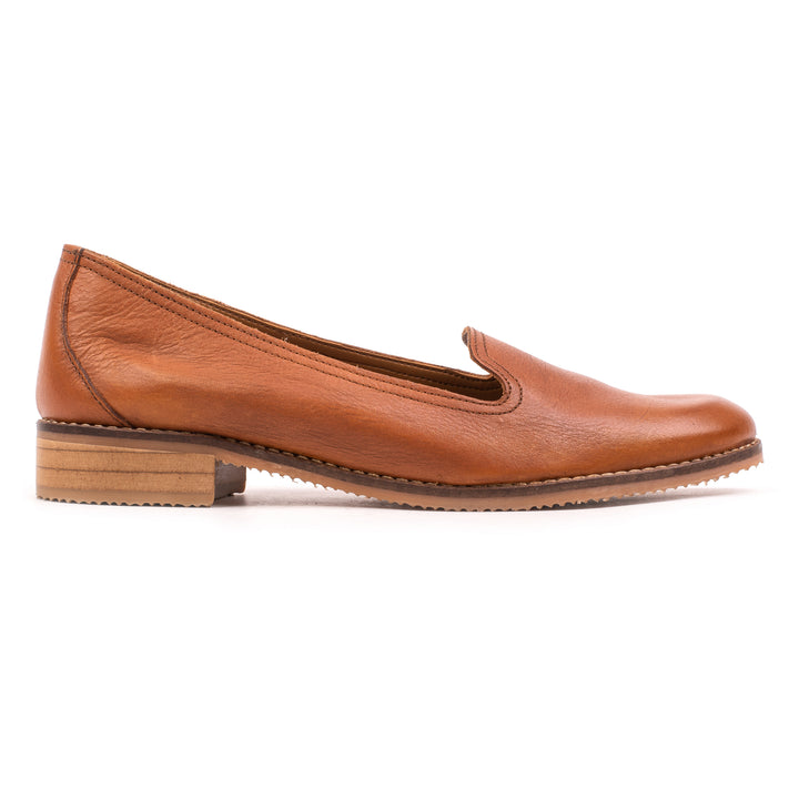 ROME PLAIN LOAFER Cognac Leather