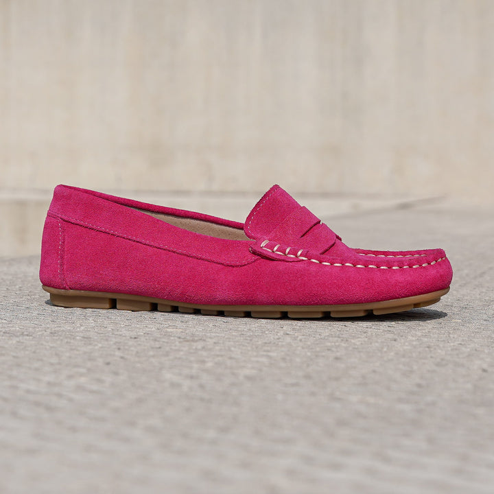 PETIT MOC  Fuchsia Suede