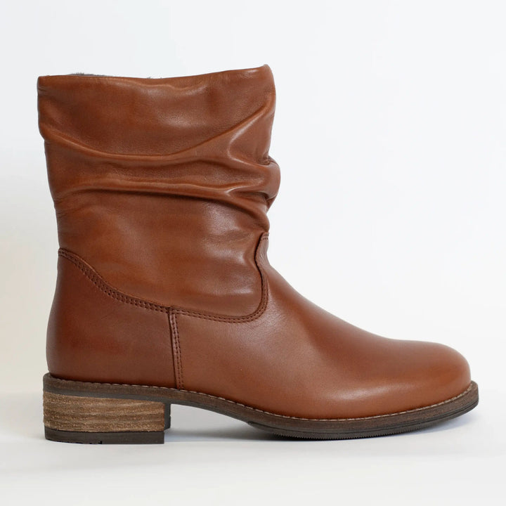 GIA BOOT Tan Leather