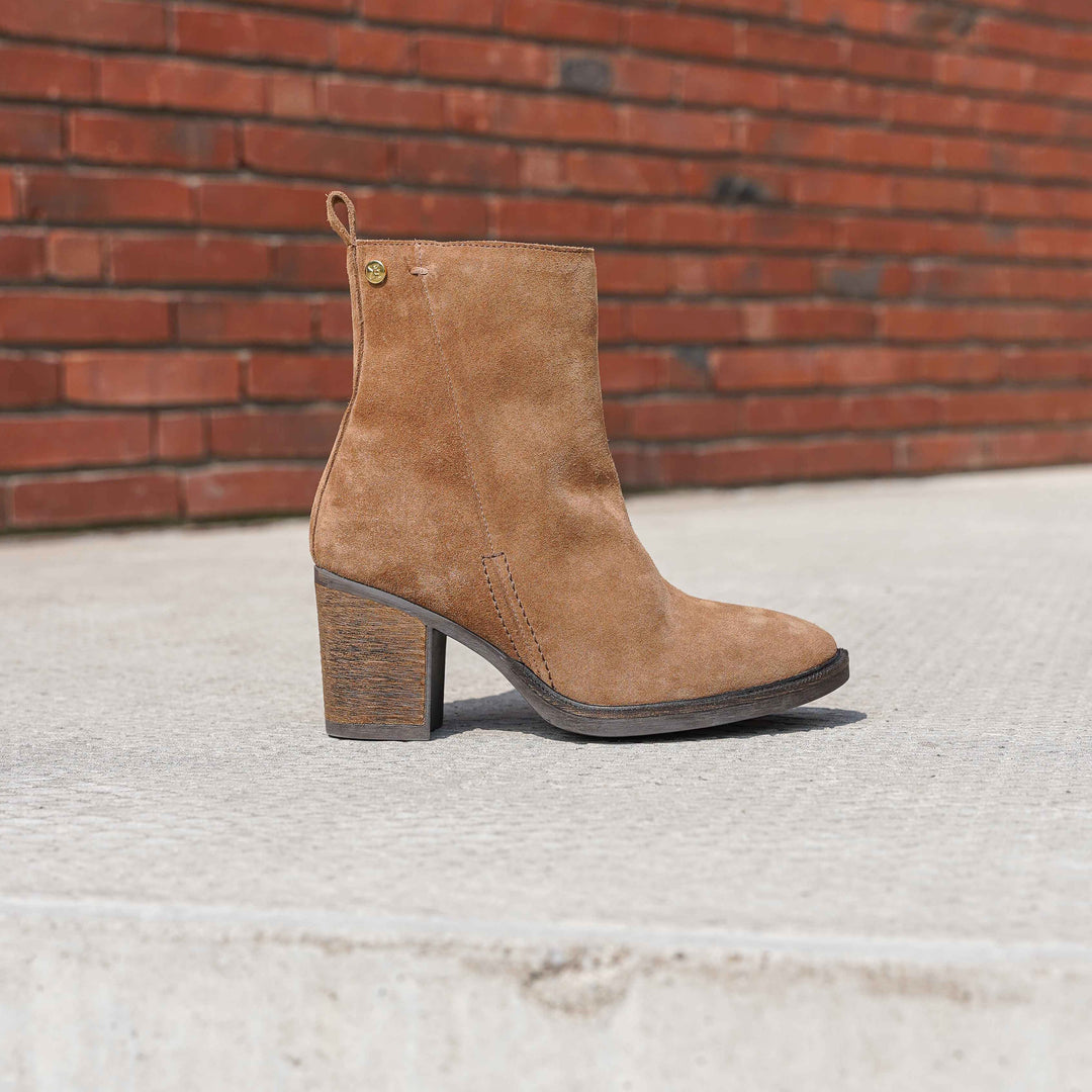 SIENNA ANKLE BOOT Taupe Suede