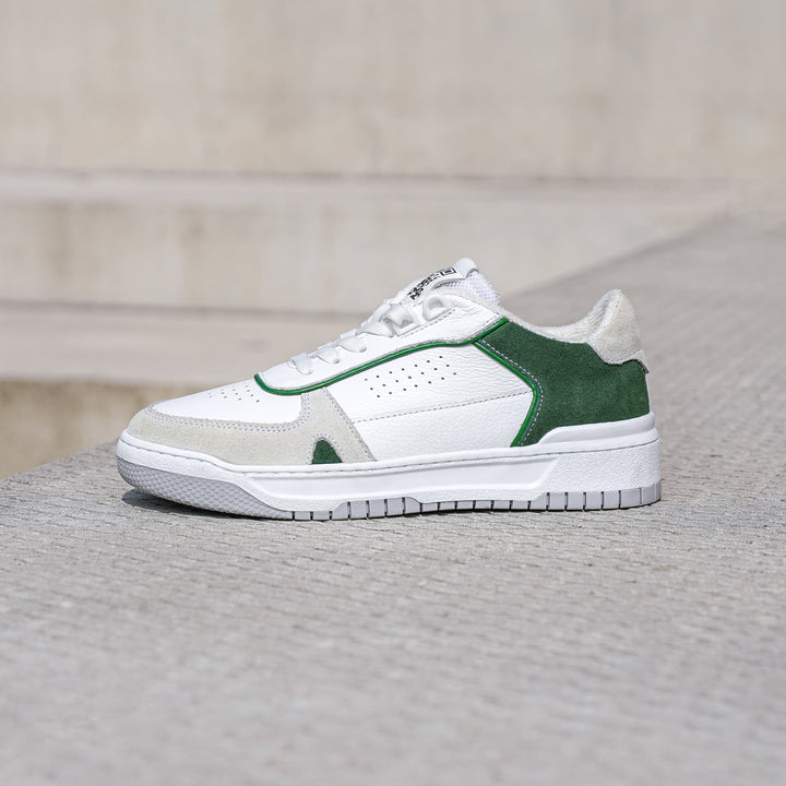 VIOLETTA SNEAKER White Green Leather