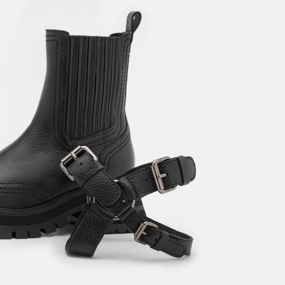 BRUCE CHELSEA BOOT Black Leather