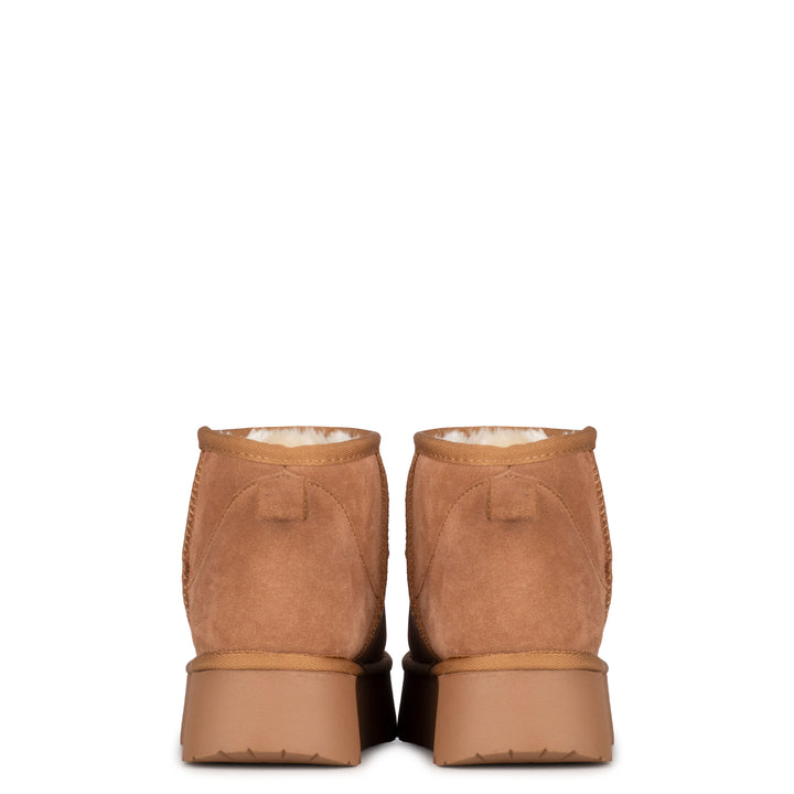 LIEN LOW BOOT Cognac Velour