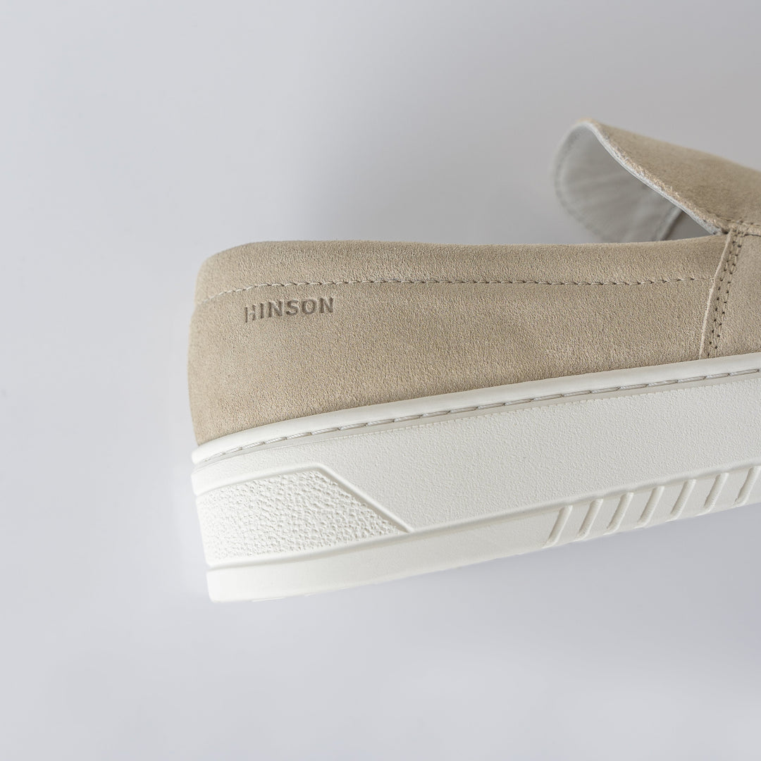 MILLER SLIP ON Beige Suede