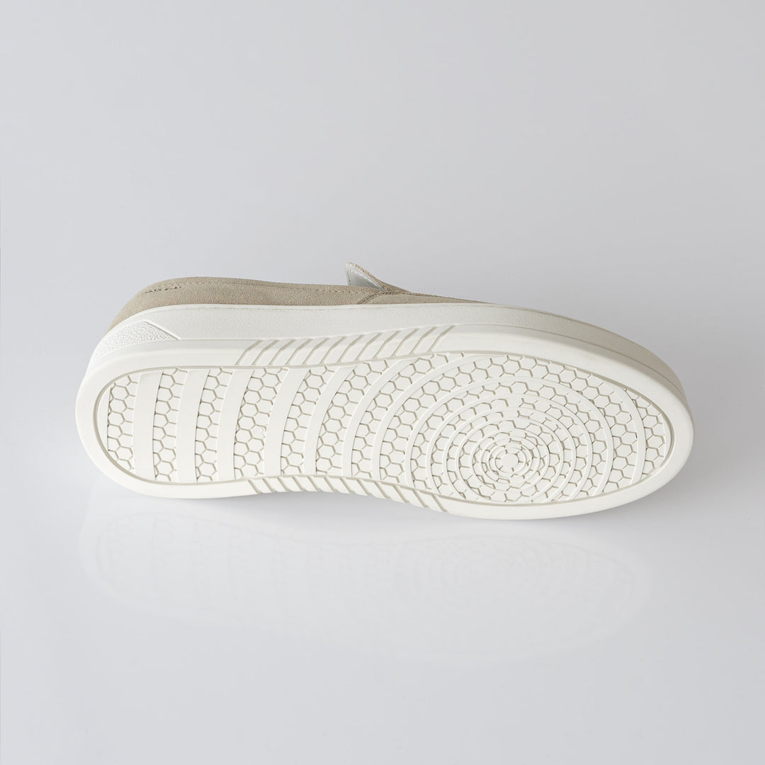 MILLER SLIP ON Beige Suede