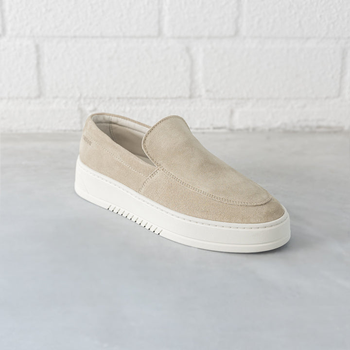 MILLER SLIP ON Beige Suede