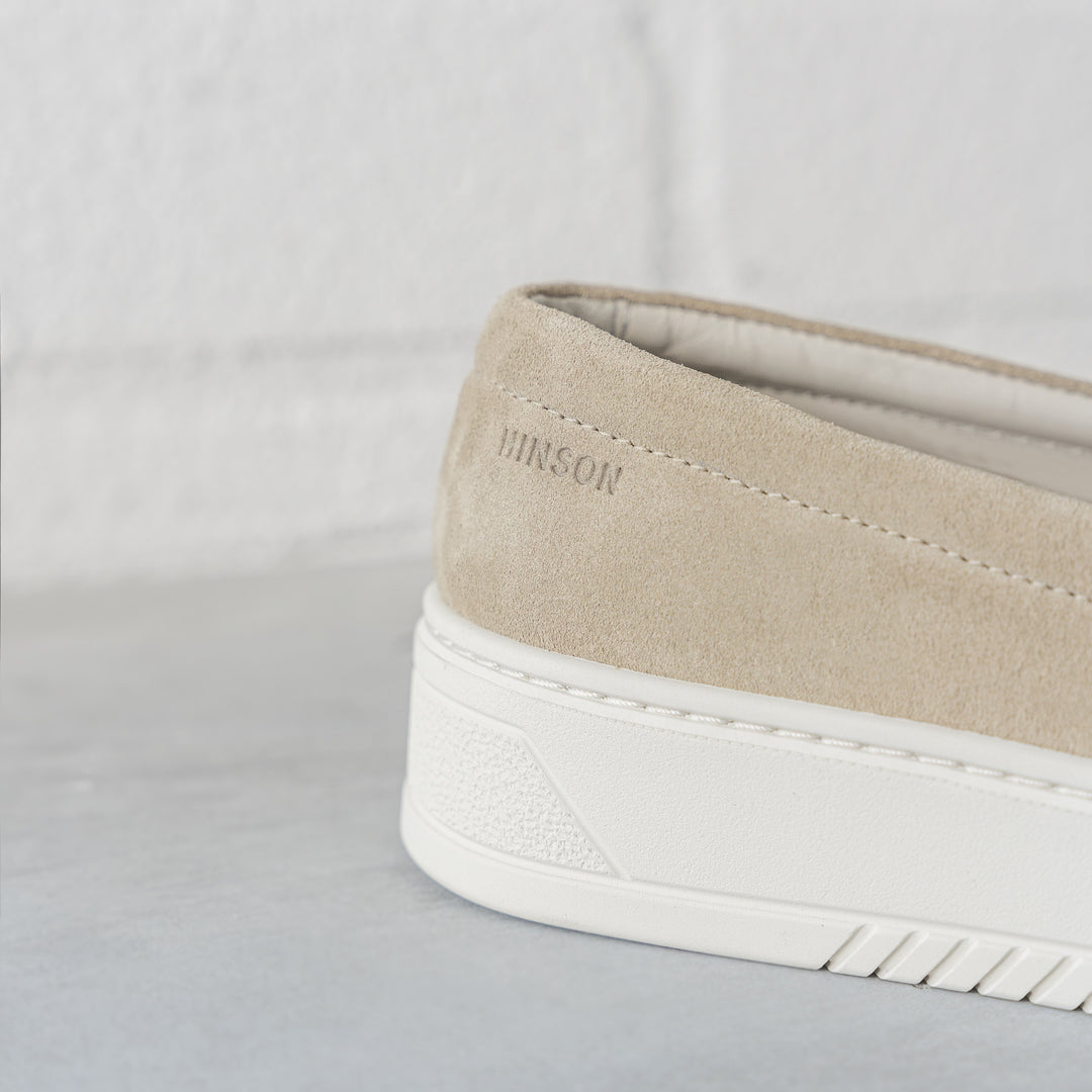 MILLER SLIP ON Beige Suede