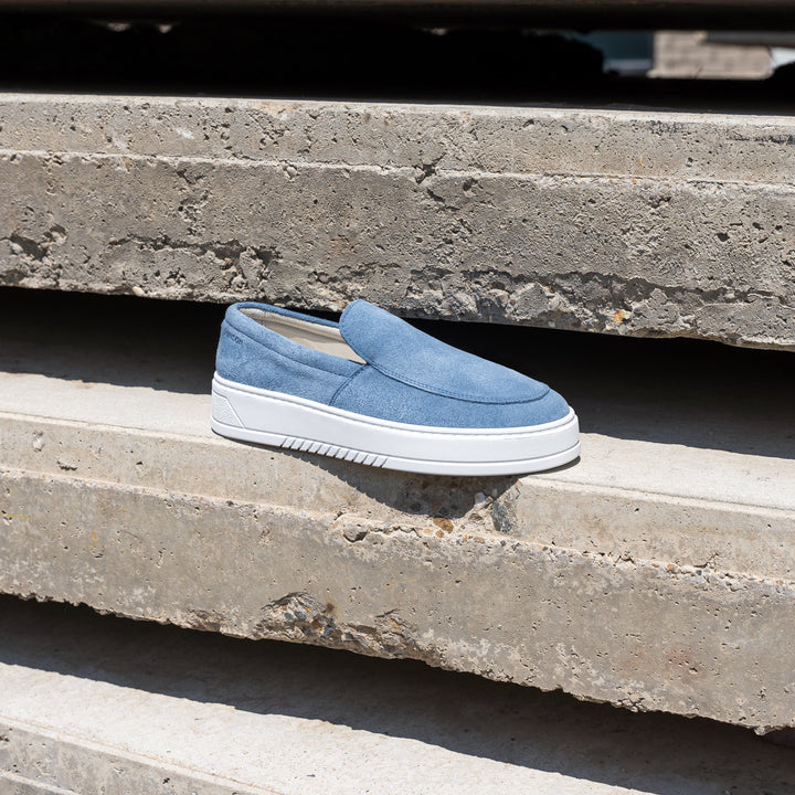 MILLER SLIP ON Blue Suede