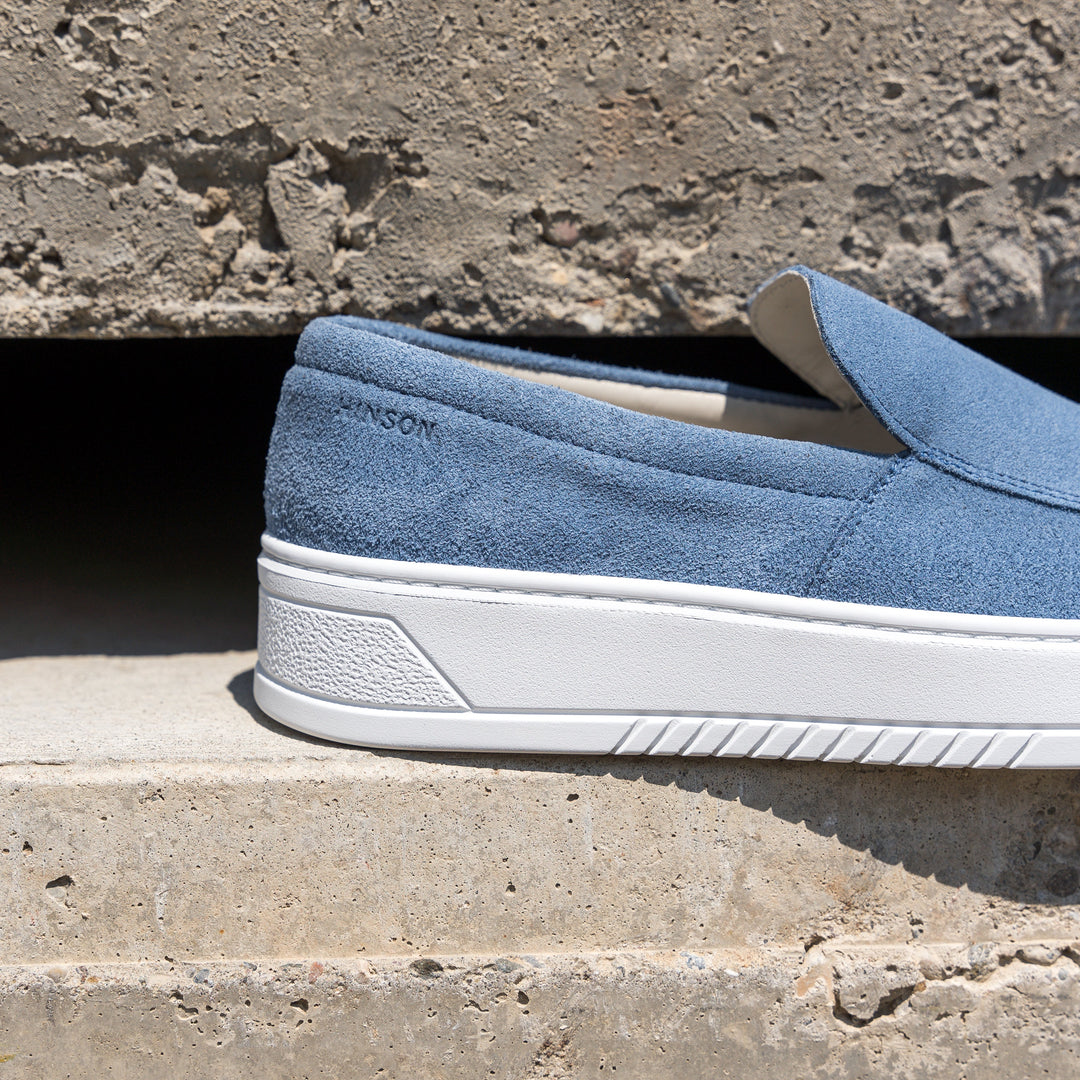 MILLER SLIP ON Blue Suede