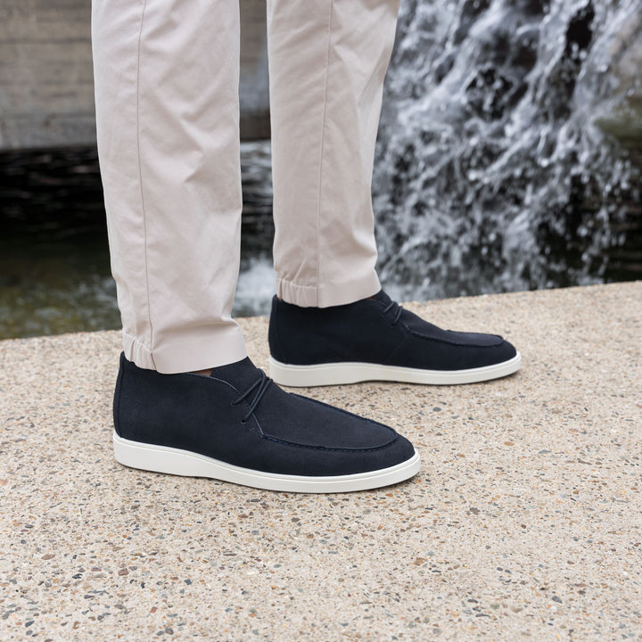 CAVE MOC CHUCKA Navy Velours