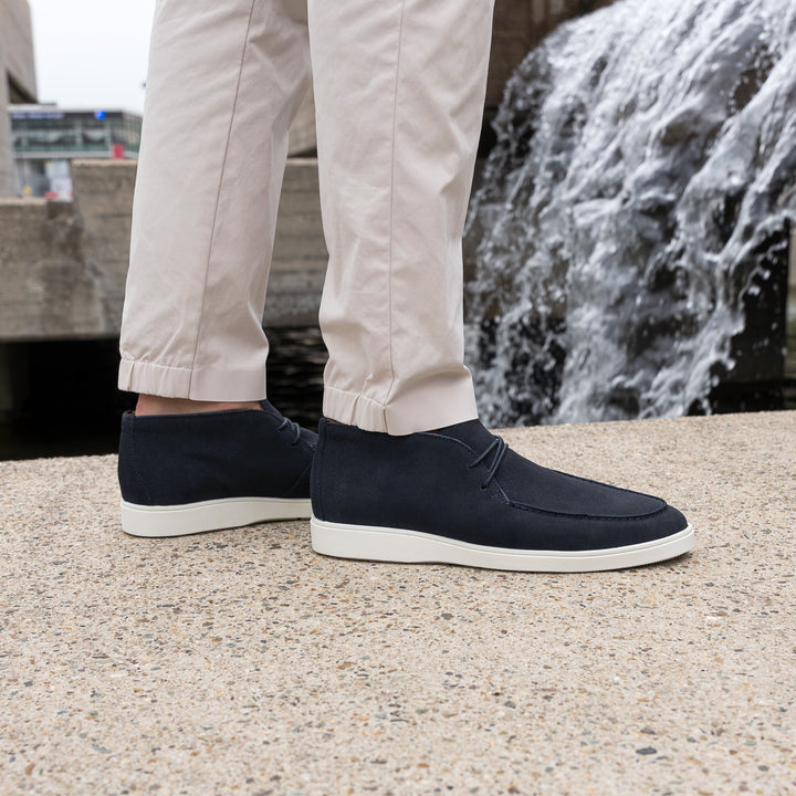 CAVE MOC CHUCKA Navy Velours