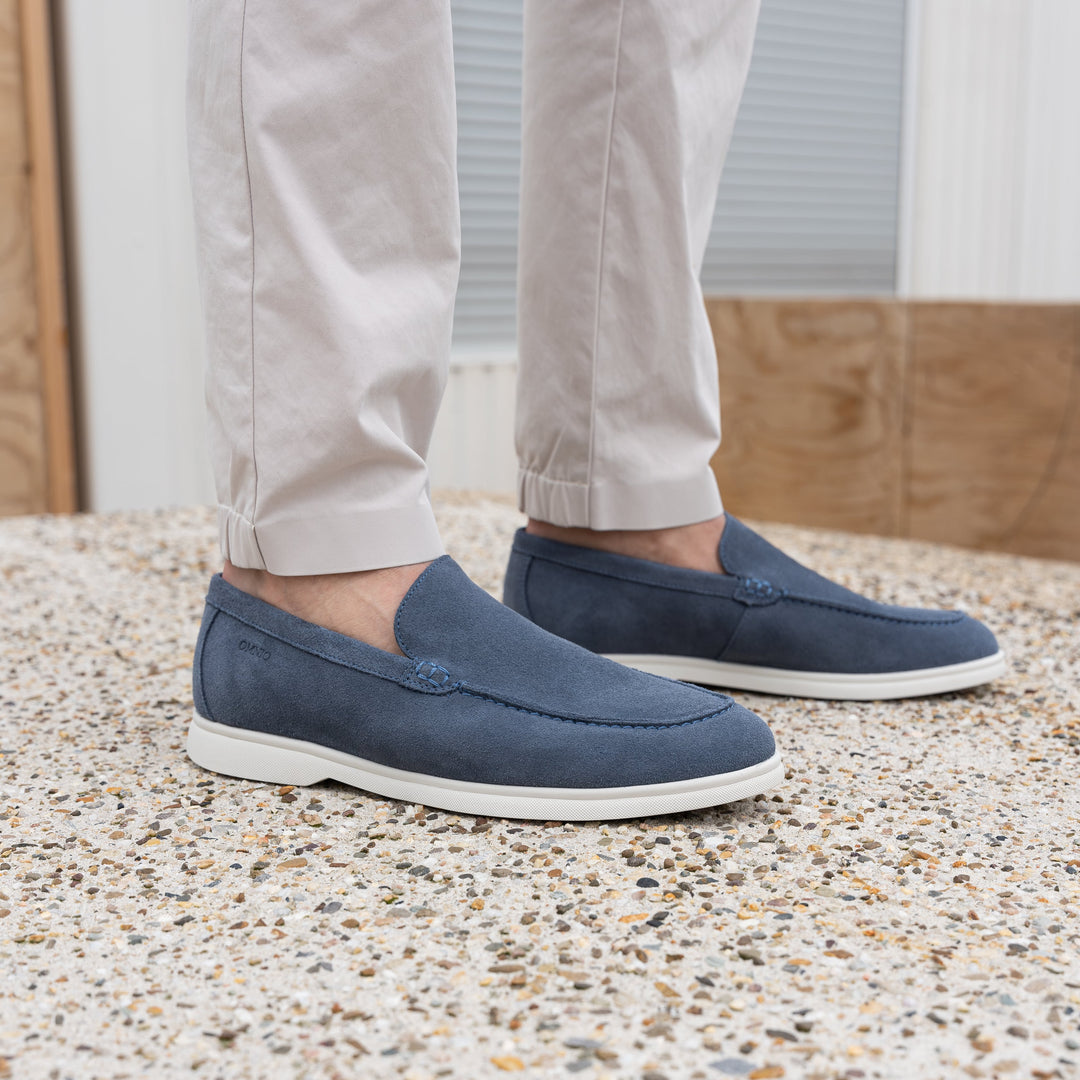 ACE LOAFER MOC Jeans Suede