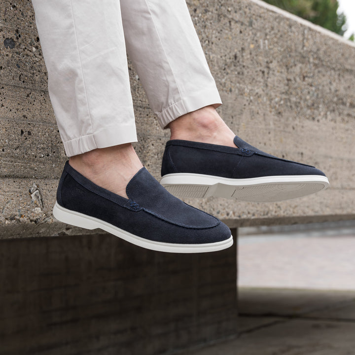 ACE LOAFER MOC Navy Suede