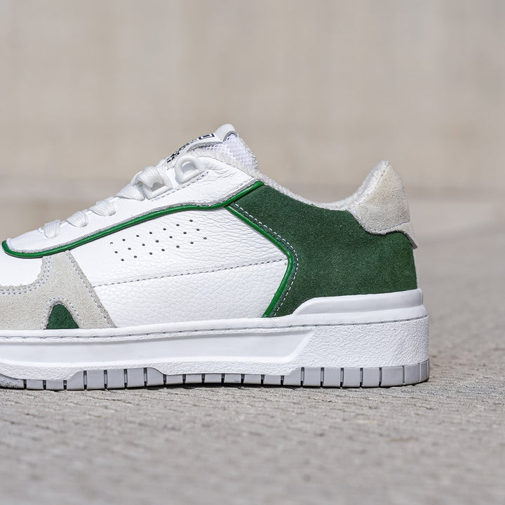 VIOLETTA SNEAKER White Green Leather