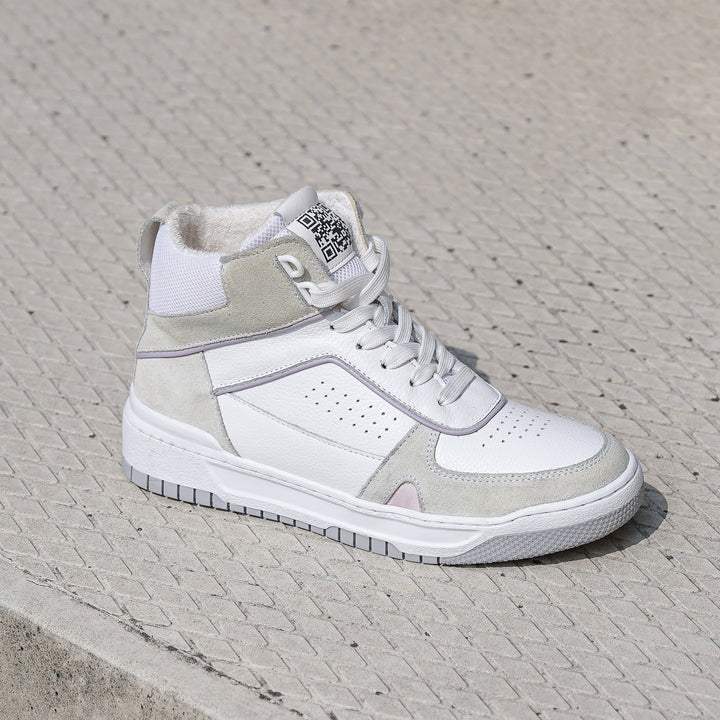 VIOLETTA MID SNEAKER White Leather