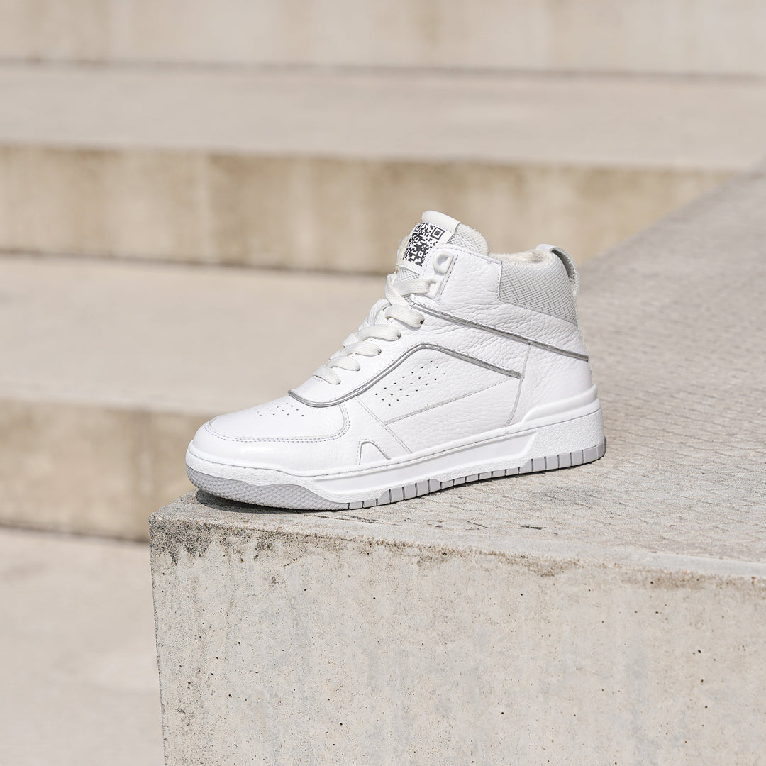 VIOLETTA MID SNEAKER White Leather