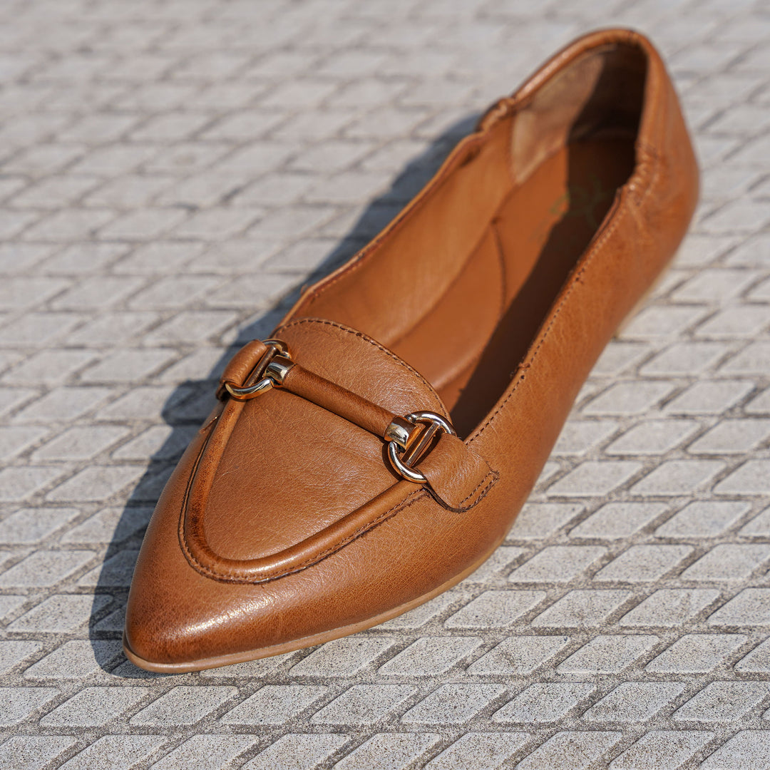 PILAR LOAFER Cognac Leather