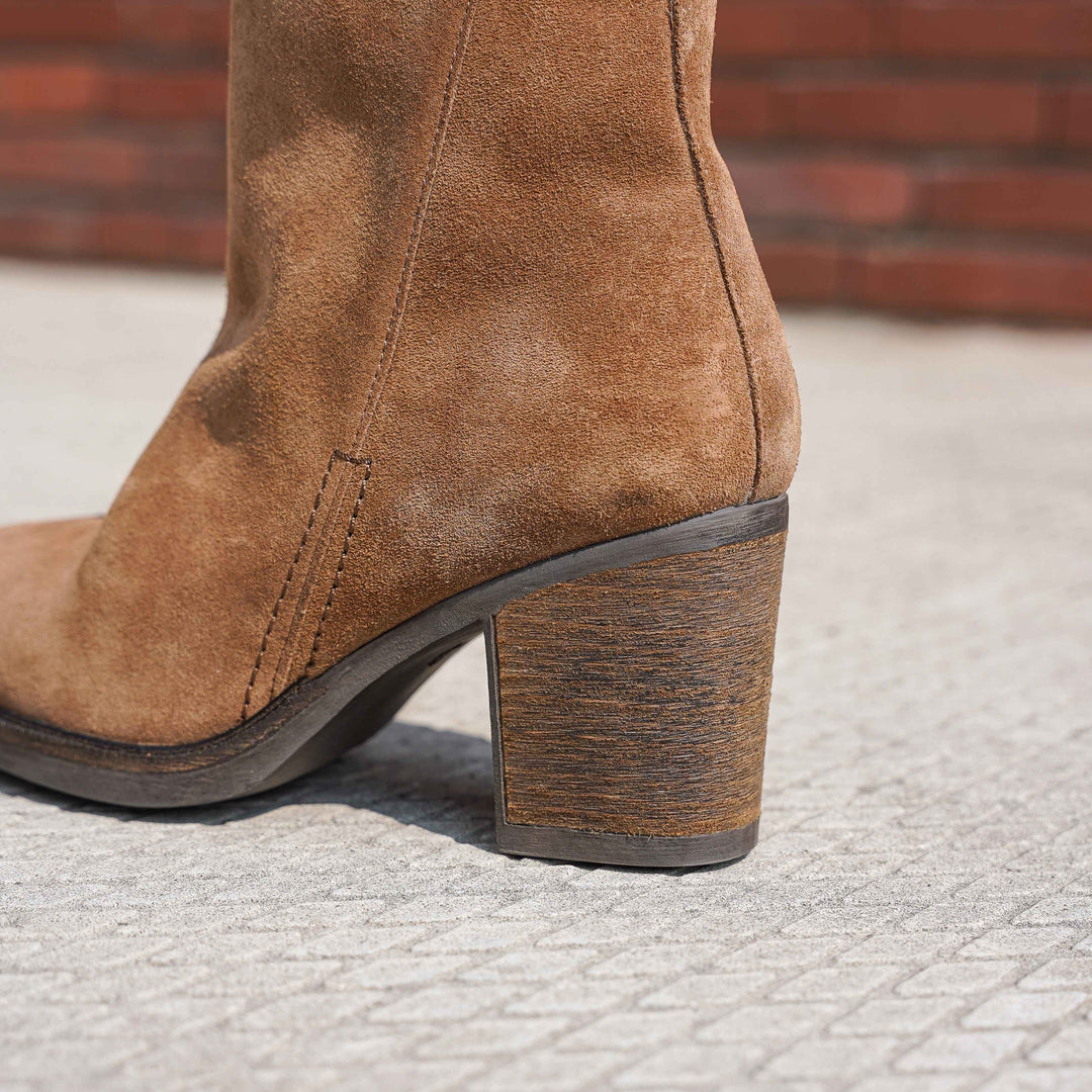 SIENNA ANKLE BOOT Taupe Suede