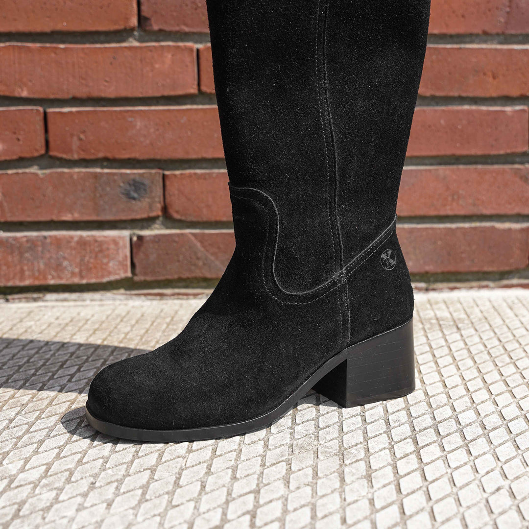 FREY HIGH BOOT Black Suede