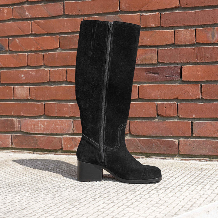 FREY HIGH BOOT Black Suede