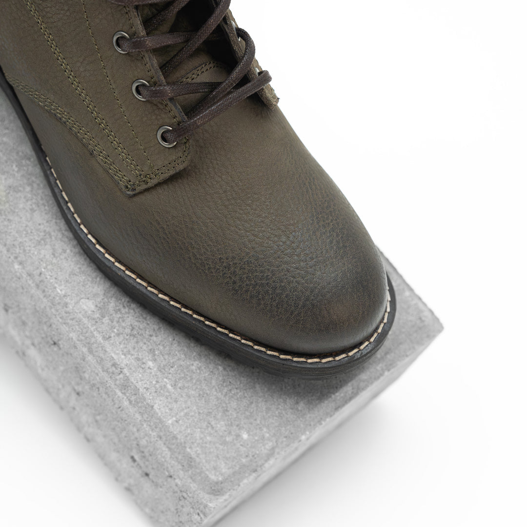 GORDON MID BOOT Olive Nubuck