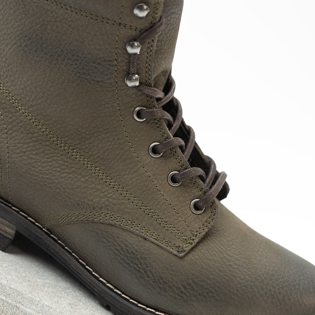 GORDON MID BOOT Olive Nubuck