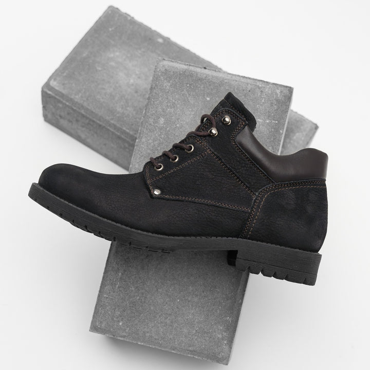 GORDON WAGONEER ANKLE BOOT Black Nubuck