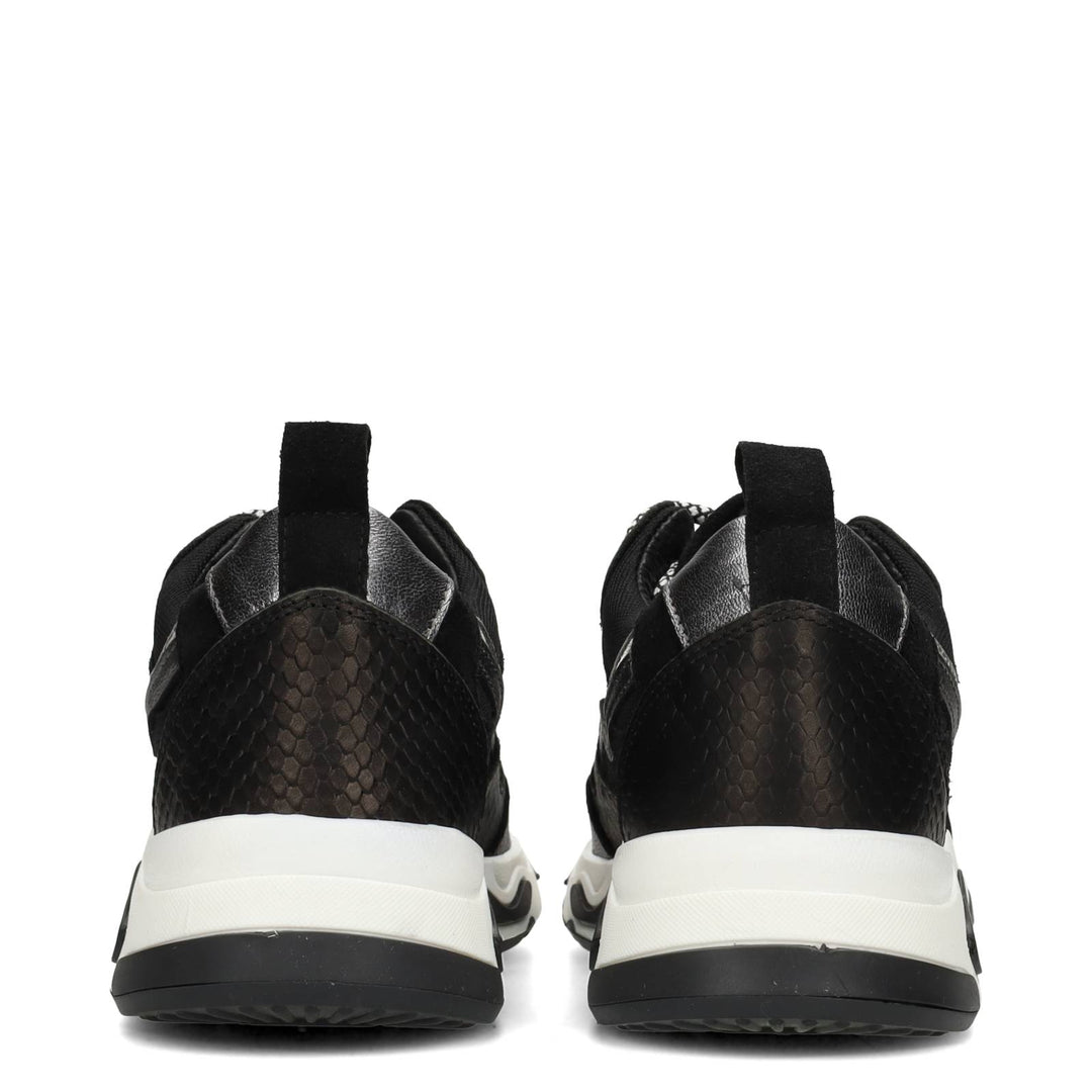 JUUL SNEAKER Black/Gun metal Leather