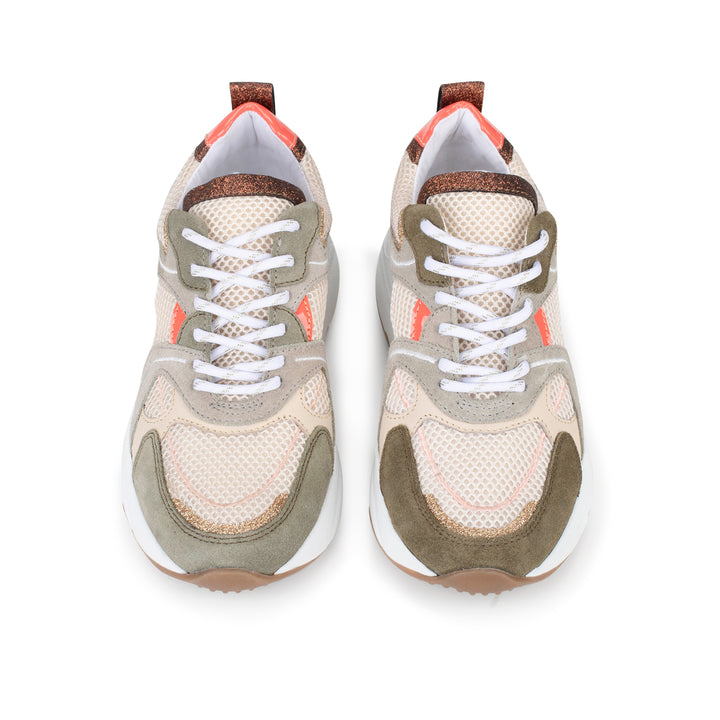 CIBEL SNEAKER Truffle/Off White