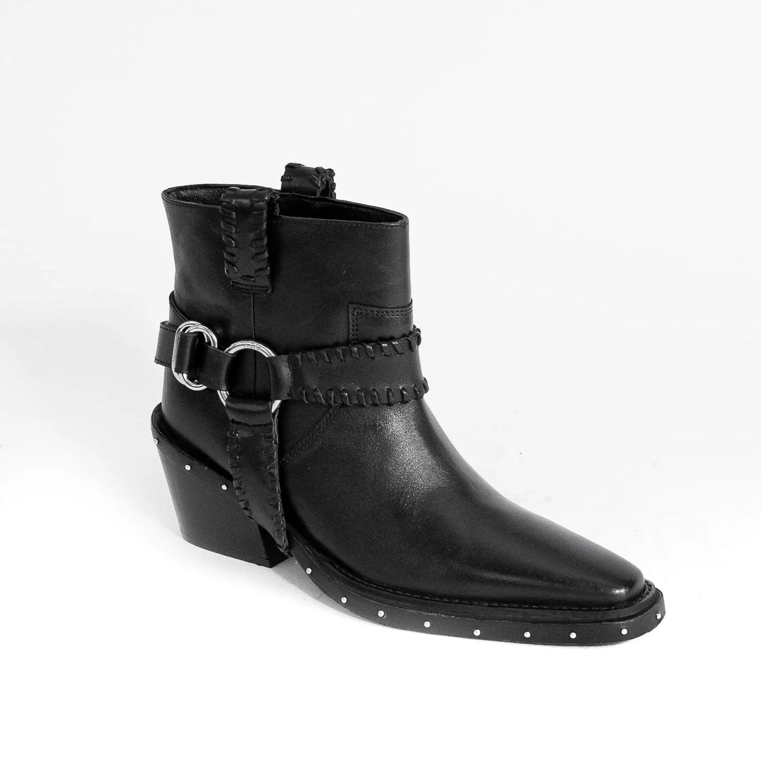 MINT BOOT Black Leather