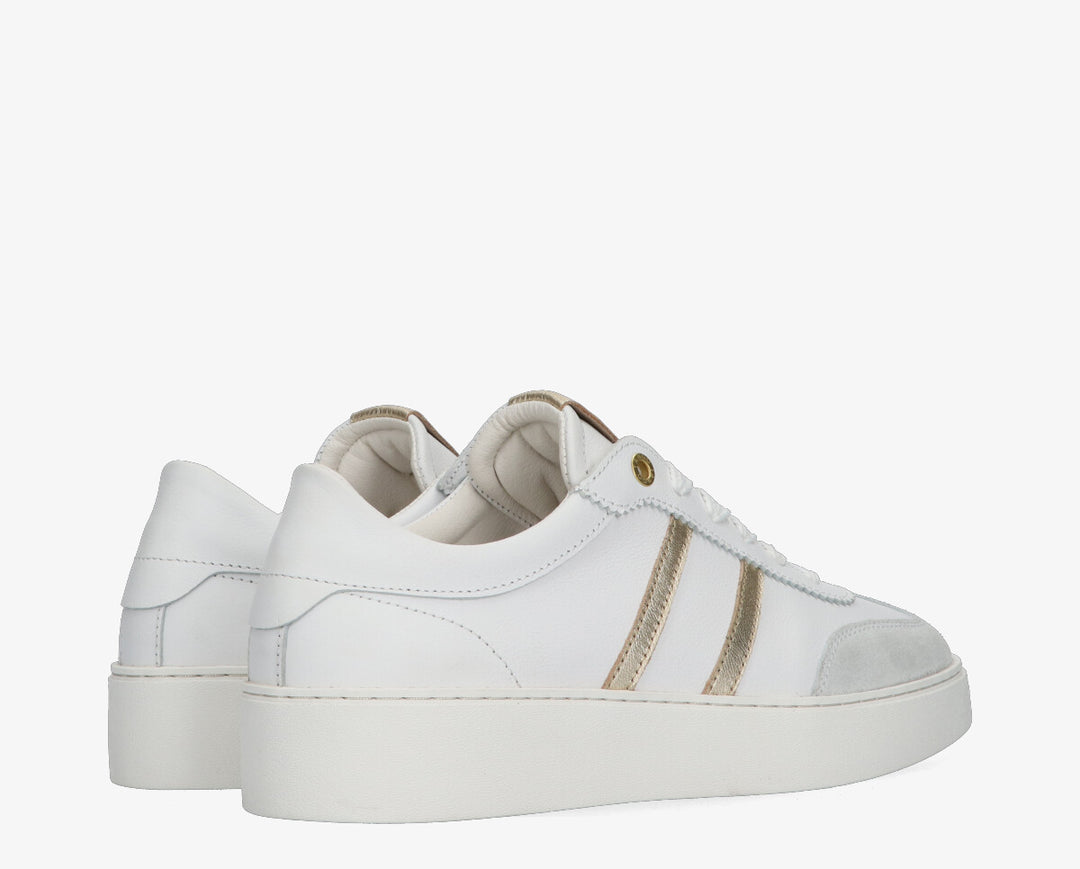 NYNKE SNEAKER White Gold Leather