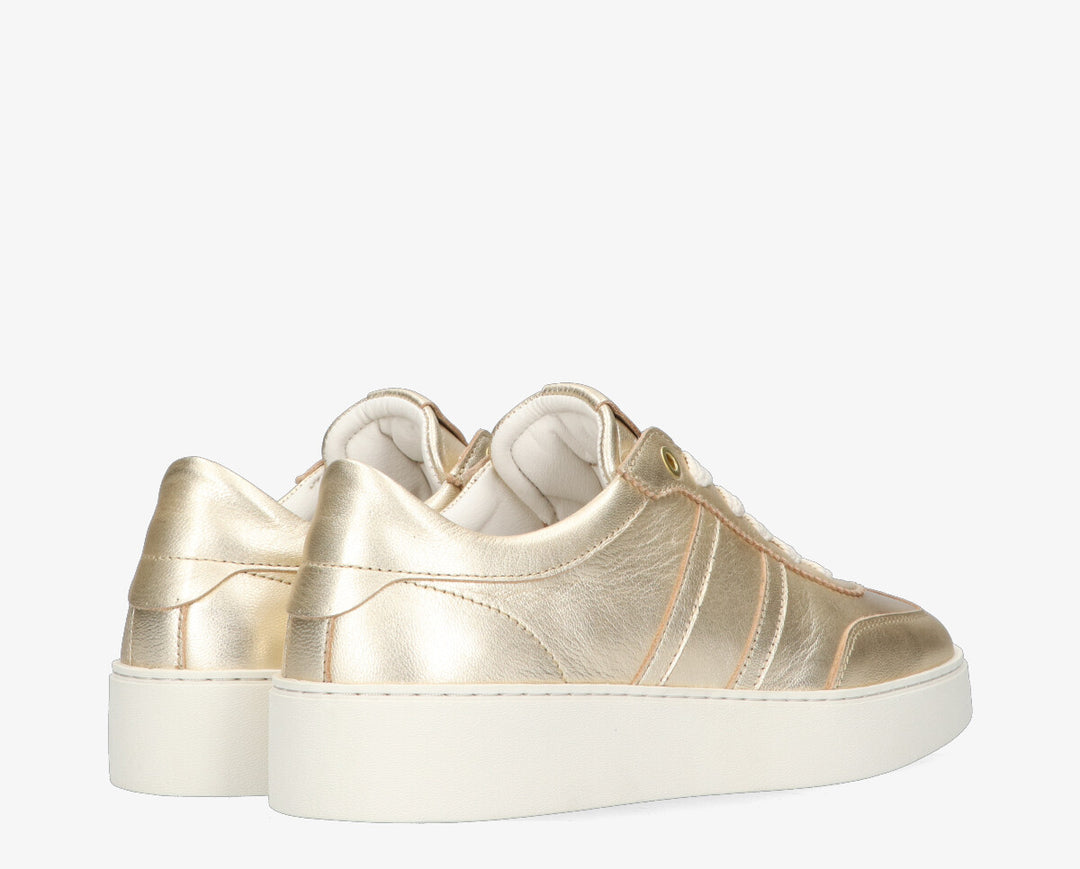 NYNKE SNEAKER Gold Leather