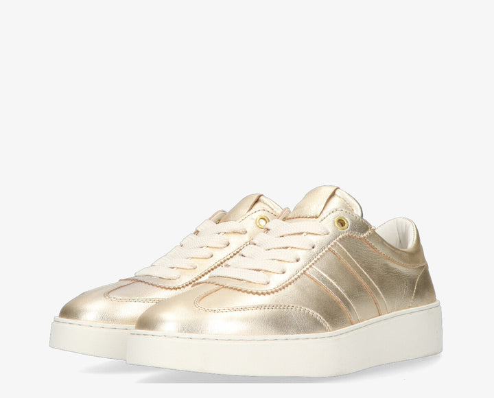 NYNKE SNEAKER Gold Leather