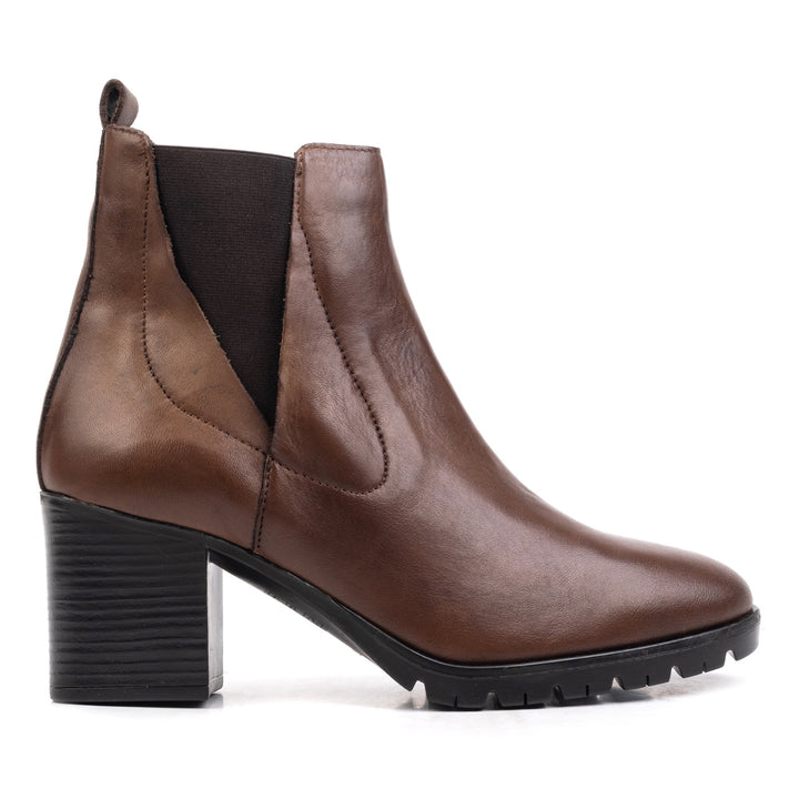 IRIS ANKLE BOOT Brown Leather