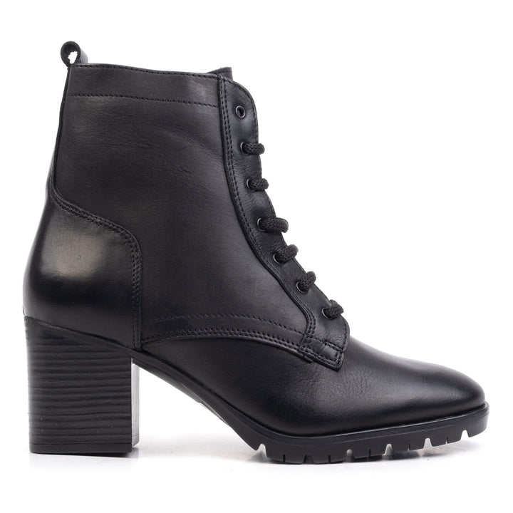 IRIS LACE BOOT Black Leather