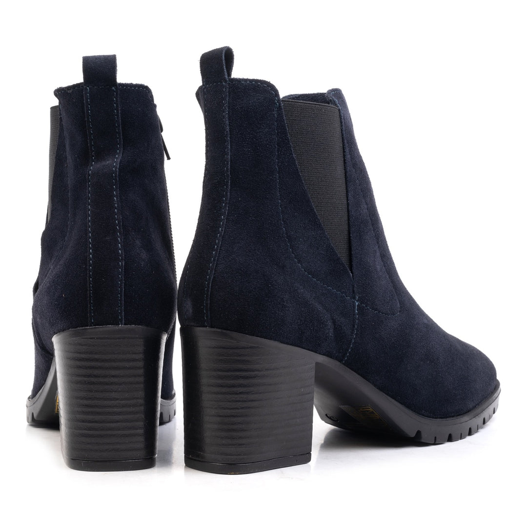 IRIS ANKLE BOOT Blue Suede