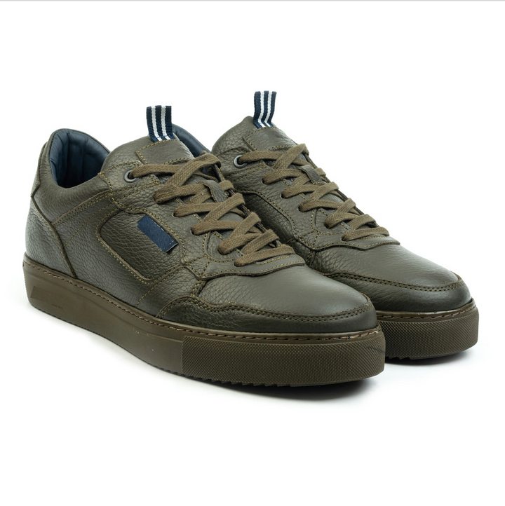 NAVAN SNEAKER Piele Naturală Army