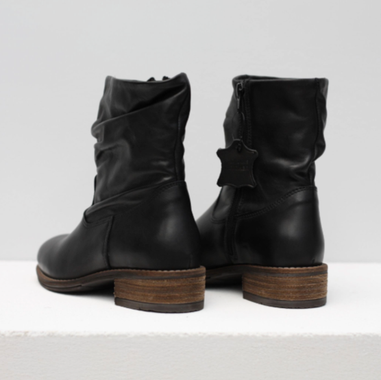 GIA BOOT Black Leather