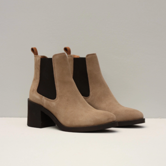 MILLEY CHELSEA BOOT Taupe Velours