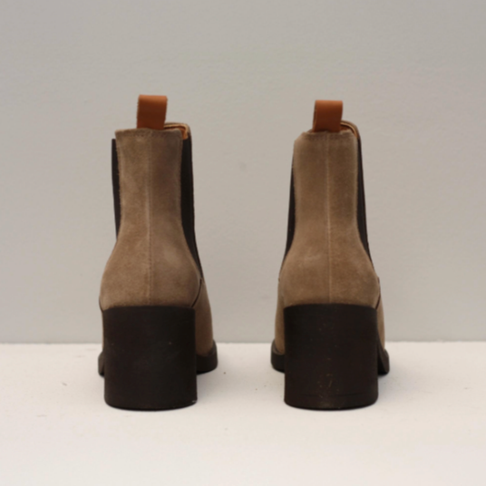 MILLEY CHELSEA BOOT Taupe Velours