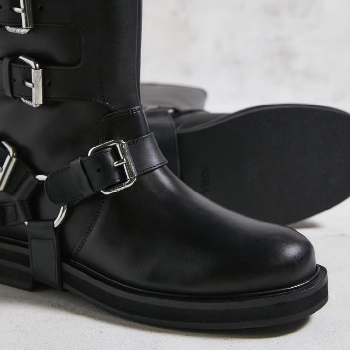 CANTALOUPE HIGH BOOT Black Leather