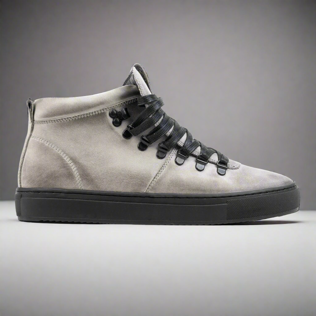 SORREN HIKING HIGH Grey Nubuck