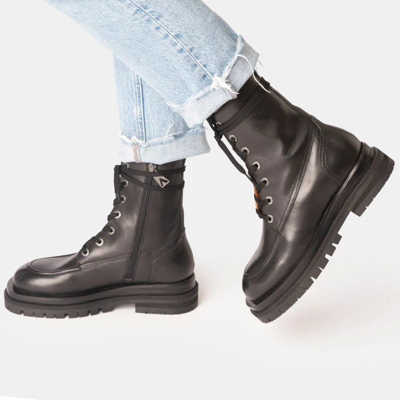 BANDIT BOOT Black Leather