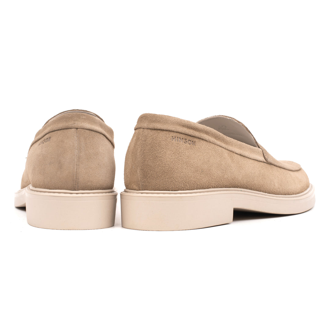 HINSON Mocasin Bej | Beatenberg Loafer Echo Sand Suede-b