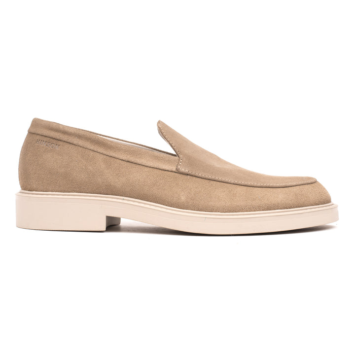 HINSON Mocasin Bej | Beatenberg Loafer Echo Sand Suede-s